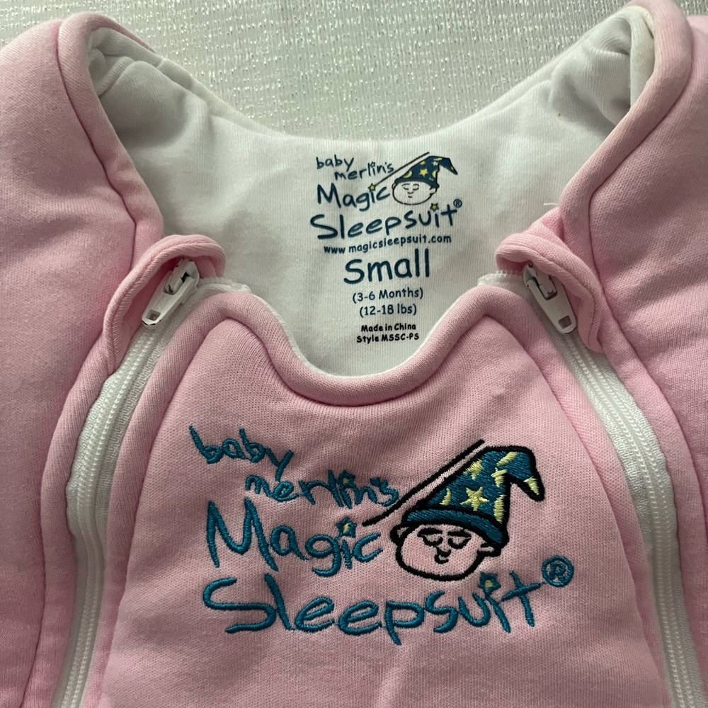 Baby Merlin Magic Sleep Suit Size S. Good condition.